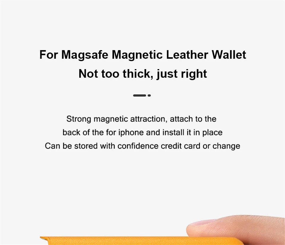 Magnetic Leather Wallet