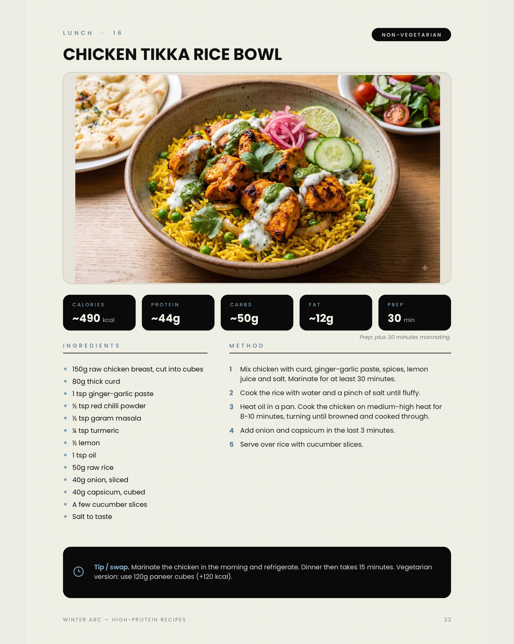 90 High-Protein Indian Recipes