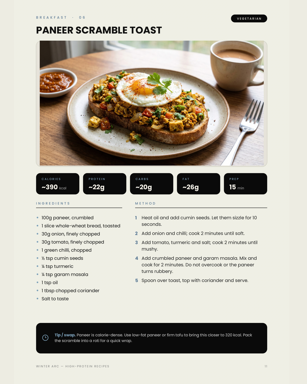 90 High-Protein Indian Recipes
